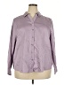 Chico's Purple Long Sleeve Blouse Size XXL (4) - photo 1