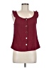 Unbranded 100% Polyester Burgundy Sleeveless Blouse Size M - photo 1