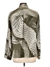 Express 100% Polyester Multi Color Green Long Sleeve Blouse Size L - photo 2