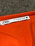 Zara Orange 3/4 Sleeve Blouse Size M - photo 4
