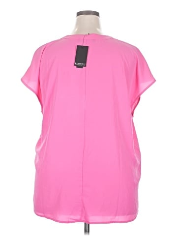 ELOQUII Short Sleeve Blouse (view 2)