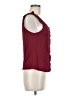 Unbranded 100% Polyester Burgundy Sleeveless Blouse Size M - photo 4