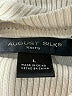 August Silk Ivory Turtleneck Sweater Size L - photo 7
