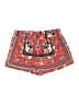 Joy Joy Print Red Shorts Size L - photo 1