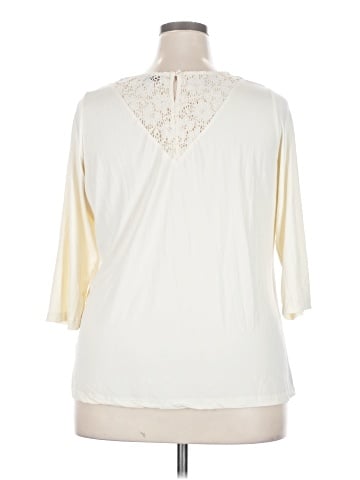 Jessica London 3/4 Sleeve T-Shirt (view 2)