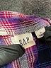 Gap Plaid Purple Long Sleeve Button-Down Shirt Size L - photo 7