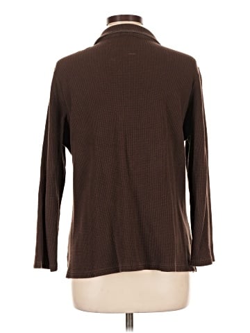 Quacker Factory Long Sleeve Button-Down Shirt (view 2)