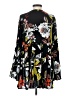 Free People 100% Rayon Black Long Sleeve Blouse Size XS - photo 2
