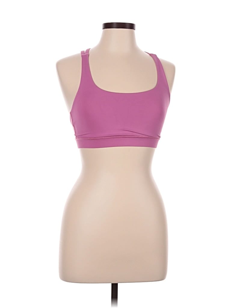 Pre-owned Lululemon Athletica Sports Bra In Pink