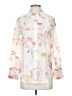 H&M Print White Long Sleeve Blouse Size XS - photo 1