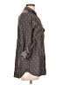 Express Polka Dots Gray 3/4 Sleeve Blouse Size L - photo 4