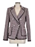Veronica Beard Houndstooth Burgundy Blazer Size 8 - photo 1