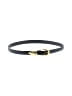 Madewell Gray Black Leather Belt Size S - photo 1