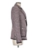 Veronica Beard Houndstooth Burgundy Blazer Size 8 - photo 4