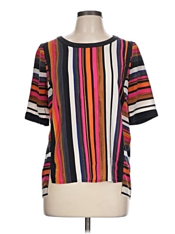 Trina Turk Short Sleeve Silk Top (view 1)