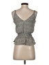 Sienna Sky 100% Polyester Gray Sleeveless Blouse Size S - photo 2