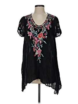 Johnny Was Short Sleeve Blouse