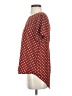 Premise Studio 100% Polyester Polka Dots Burgundy Short Sleeve Blouse Size S - photo 5