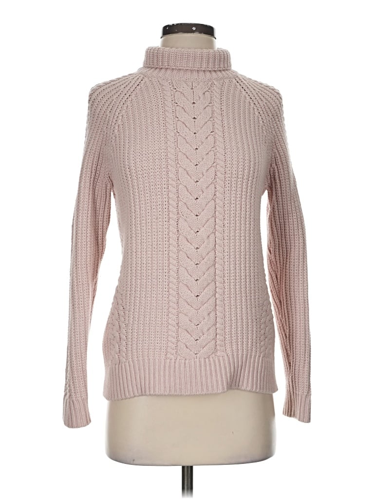 Pre-owned Lululemon Athletica Turtleneck Sweater In Pink