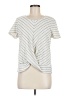 Tribal Jeans Ivory Short Sleeve Top Size M - photo 1