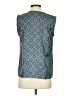 J.Crew 100% Silk Teal Sleeveless Silk Top Size 4 - photo 2