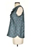J.Crew 100% Silk Teal Sleeveless Silk Top Size 4 - photo 5