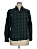 Pendleton 100% Cotton Plaid Green Long Sleeve Button-Down Shirt Size 14 - photo 1