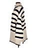 Topshop Stripes Ivory Turtleneck Sweater Size 8 - 10 - photo 5