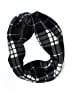 Old Navy 100% Polyester Plaid Black Scarf One size - photo 1