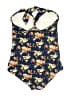 Unbranded Floral Blue One Piece Swimsuit Size XXL - photo 2