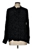 J.Crew 100% Viscose Polka Dots Black Long Sleeve Blouse Size L - photo 1