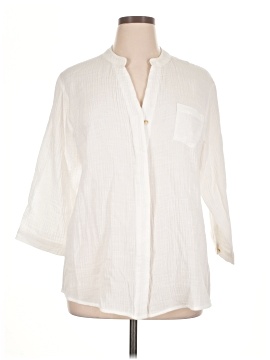 North Style 3/4 Sleeve Button Down Shirt