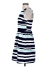 Everly 100% Polyester Stripes Blue Casual Dress Size S - photo 5
