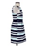 Everly 100% Polyester Stripes Blue Casual Dress Size S - photo 4