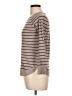 Pink Clover Stripes Tan Pullover Sweater Size L - photo 5