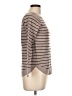 Pink Clover Stripes Tan Pullover Sweater Size L - photo 4