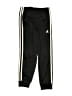 Adidas 100% Polyester Black Track Pants Size 6 - photo 1