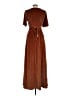 Baltic Born Solid Brown Casual Dress Size L - photo 2