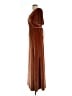 Baltic Born Solid Brown Casual Dress Size L - photo 5