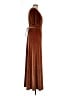 Baltic Born Solid Brown Casual Dress Size L - photo 4
