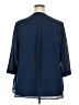 Sharagano Blue 3/4 Sleeve Blouse Size 2X - photo 2