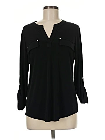 Jones New York Signature Long Sleeve Blouse (view 1)