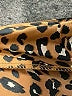 Hem & Thread Animal Print Brown Cocktail Dress Size L - photo 8