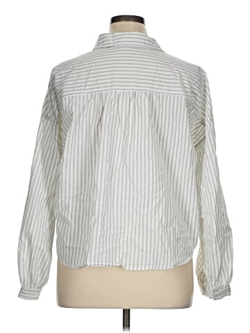 Max Studio Long Sleeve Button-Down Shirt (view 2)
