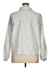 Max Studio Stripes Silver Long Sleeve Button-Down Shirt Size XL - photo 2