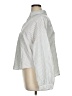 Max Studio Stripes Silver Long Sleeve Button-Down Shirt Size XL - photo 5