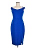 Express Solid Blue Cocktail Dress Size M - photo 1