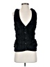 Armani Exchange Solid Black Sweater Vest Size S - photo 1