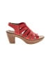 Munro American Red Sandals Size 9 1/2 - photo 1