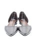J.Jill Metallic Silver Flats Size 7 1/2 - photo 2